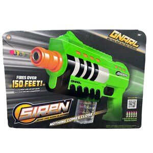 Siren Gnarl Ultra Long Range Dart Blaster Green Foam Dart Gun